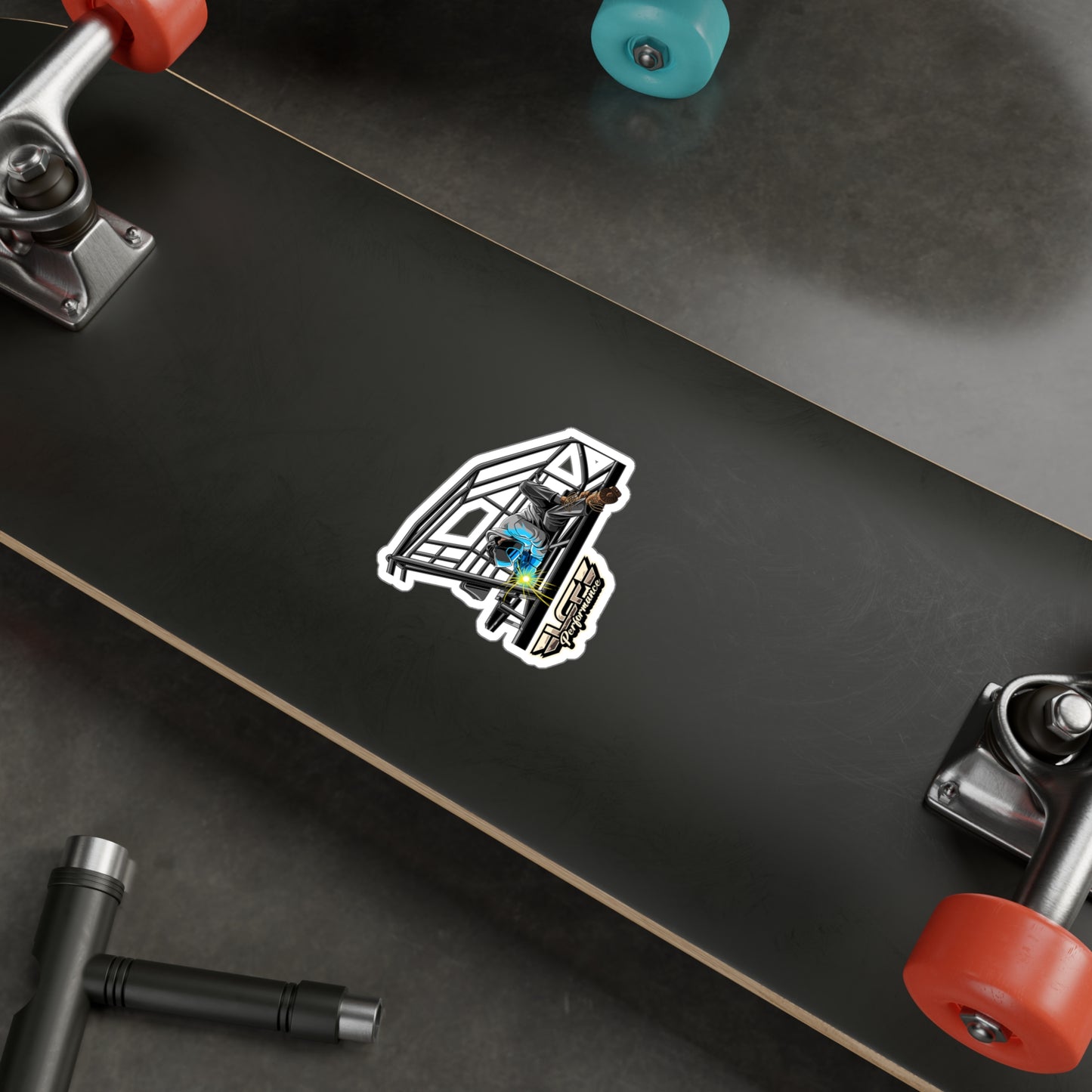 LCF Cage Welding Sticker