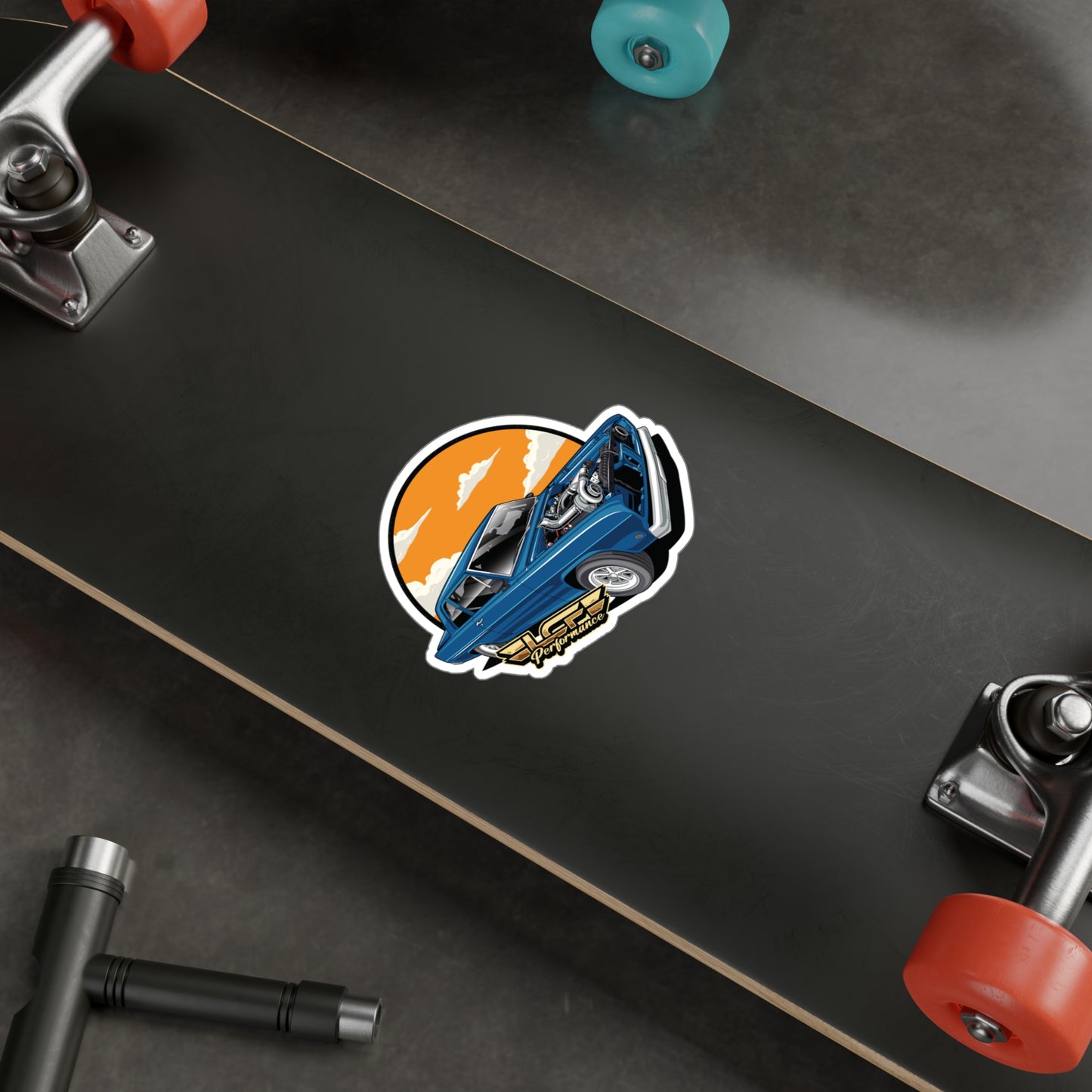 LCF Turbo Valiant Sunset Sticker