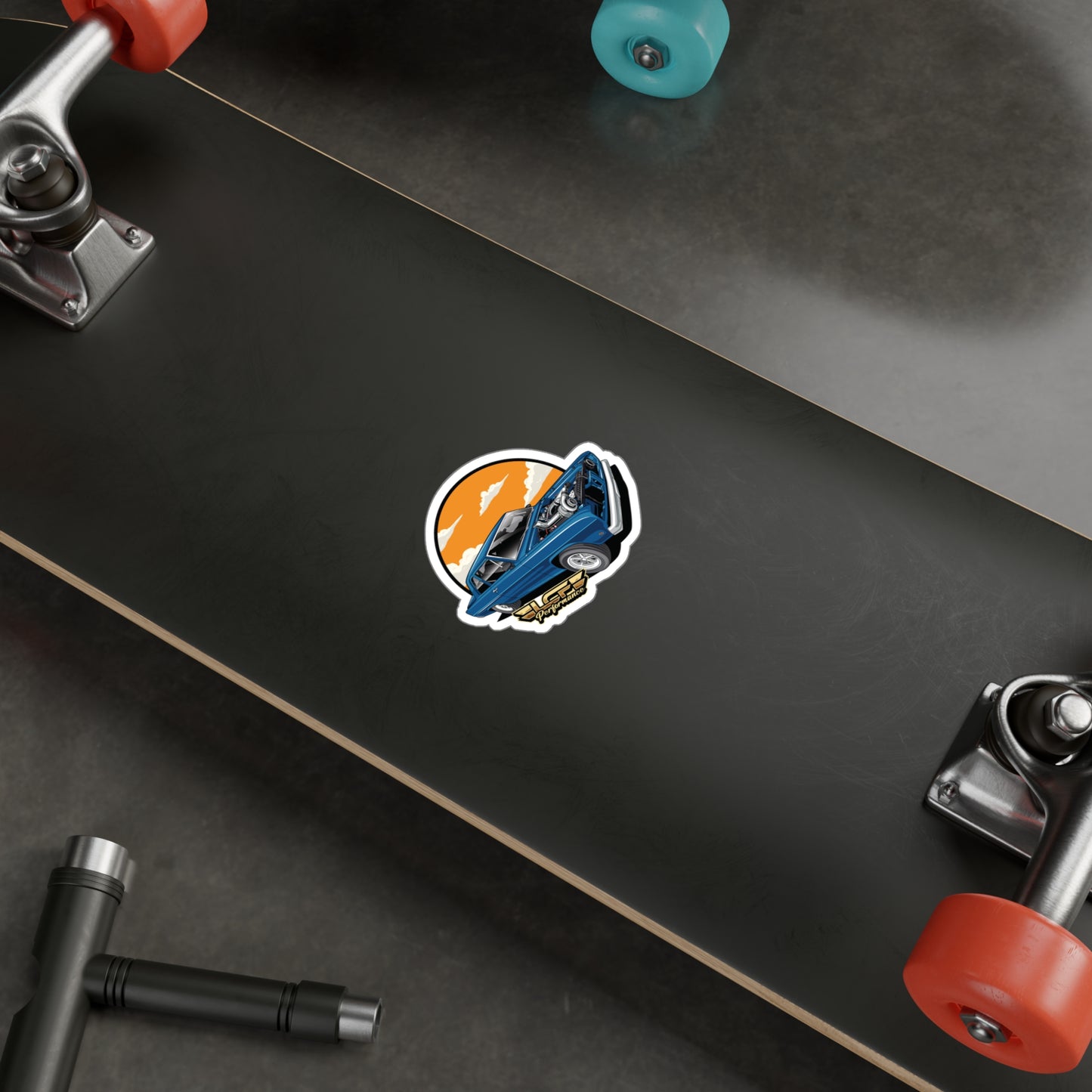 LCF Turbo Valiant Sunset Sticker
