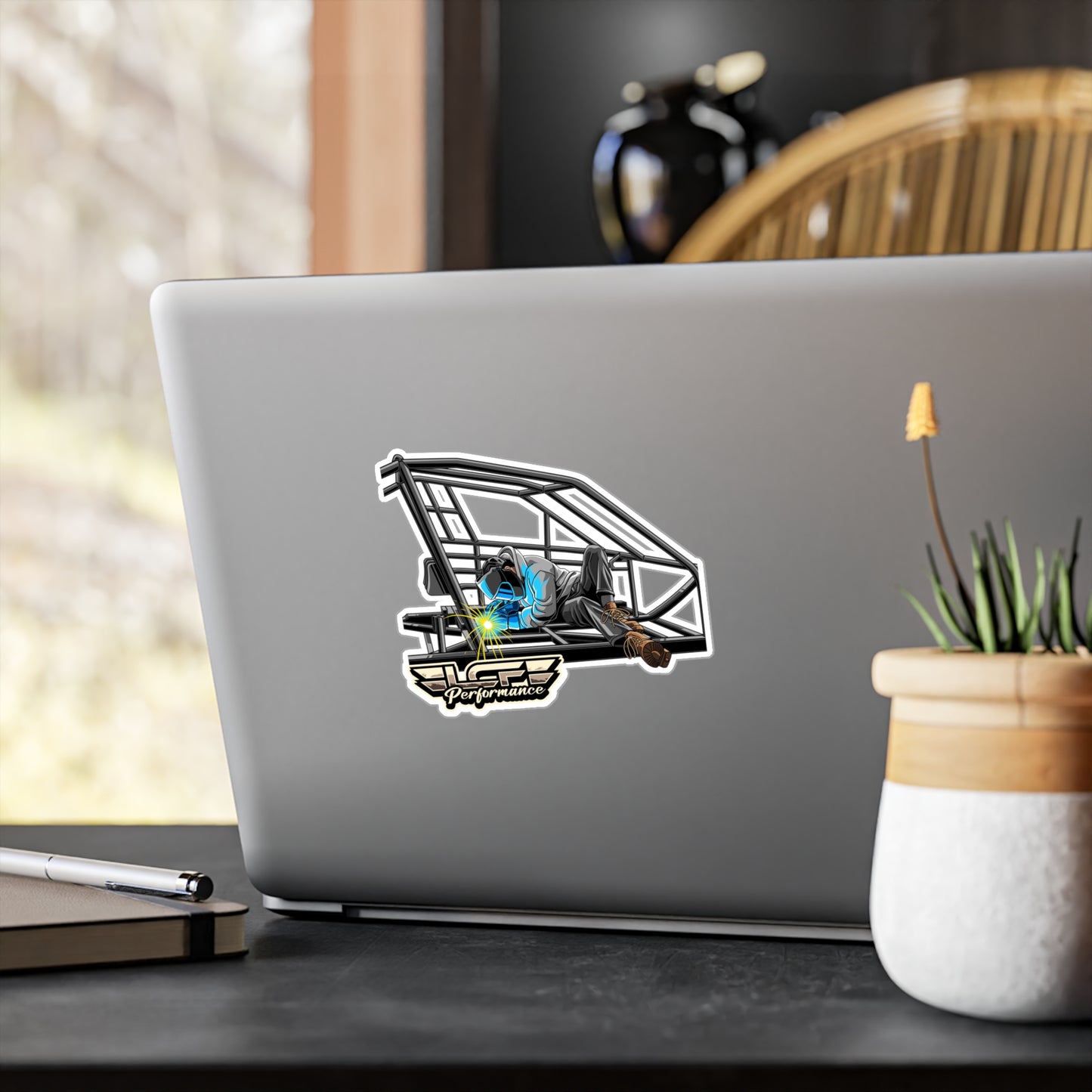 LCF Cage Welding Sticker