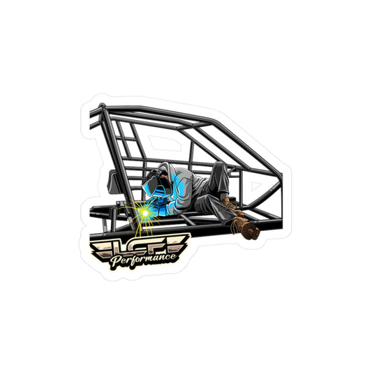 LCF Cage Welding Sticker