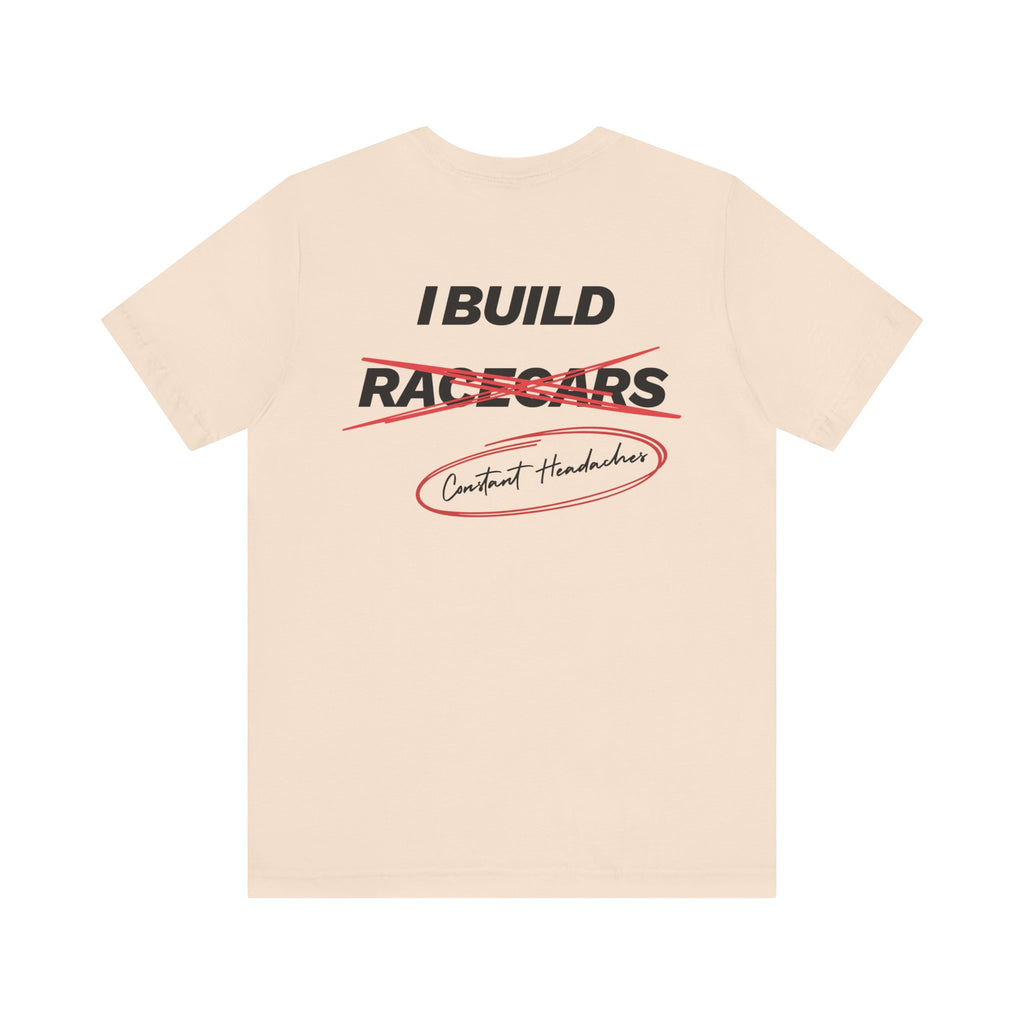 I Build Cars Racecars Graphic Tee