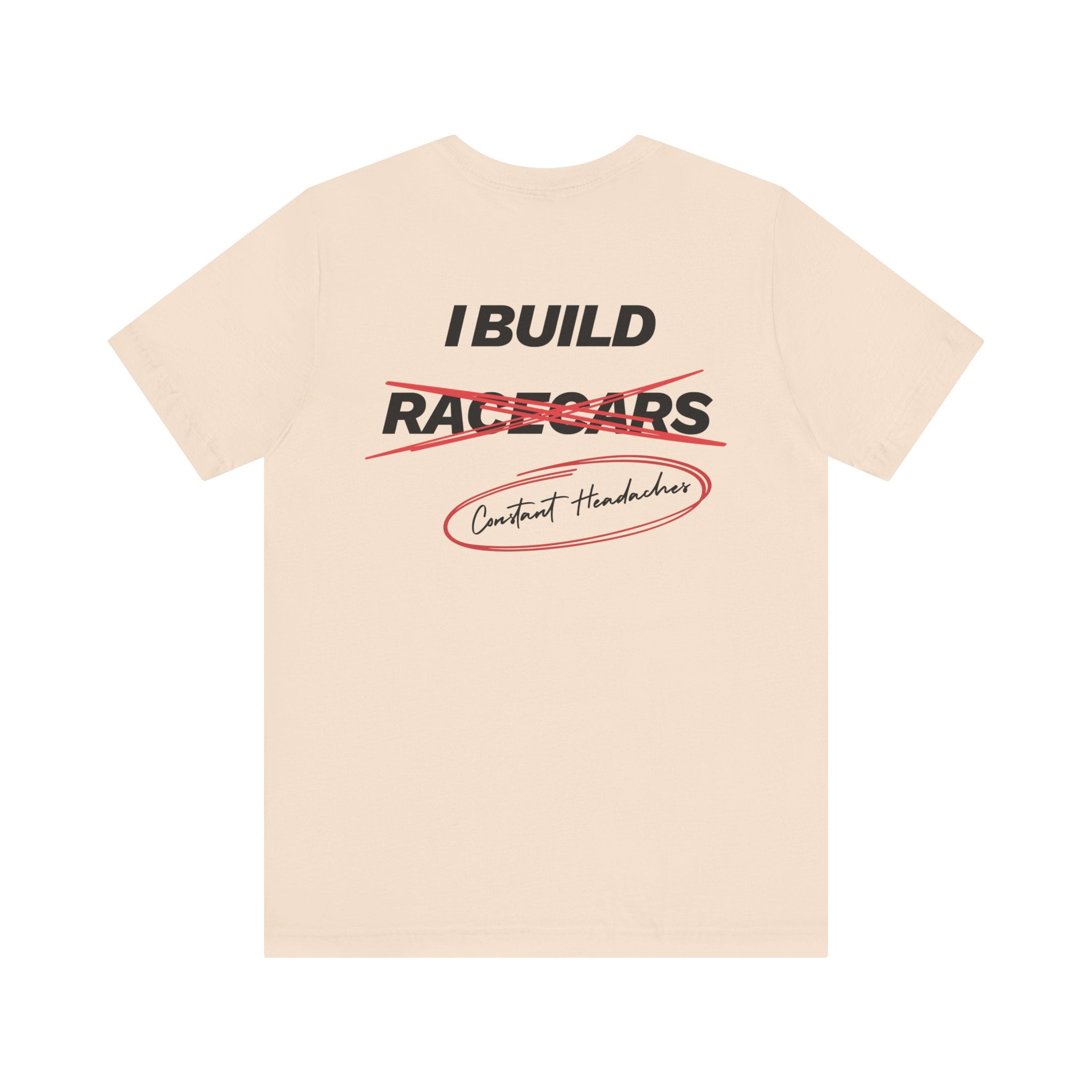 I Build Cars Racecars Graphic Tee