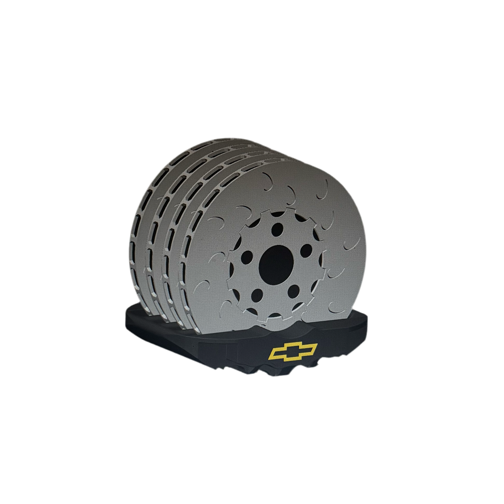 (** Digital 3d Print File**) Big Brake Kit Caliper Coasters