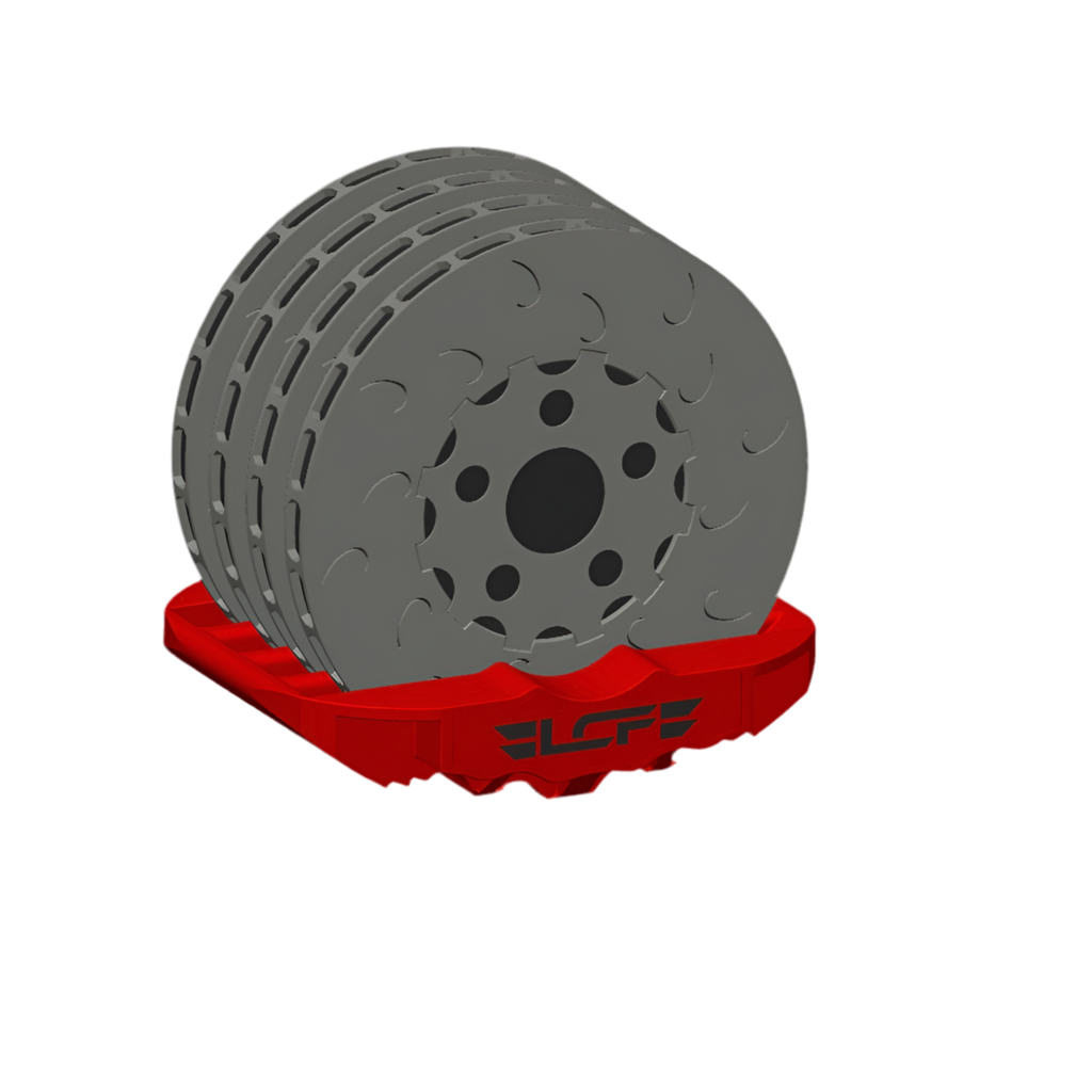 (** Digital 3d Print File**) Big Brake Kit Caliper Coasters