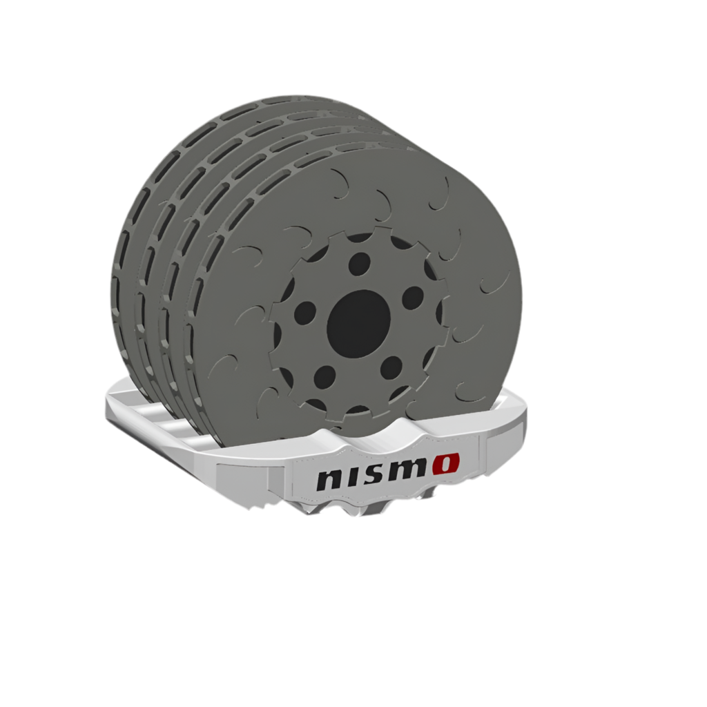 (** Digital 3d Print File**) Big Brake Kit Caliper Coasters