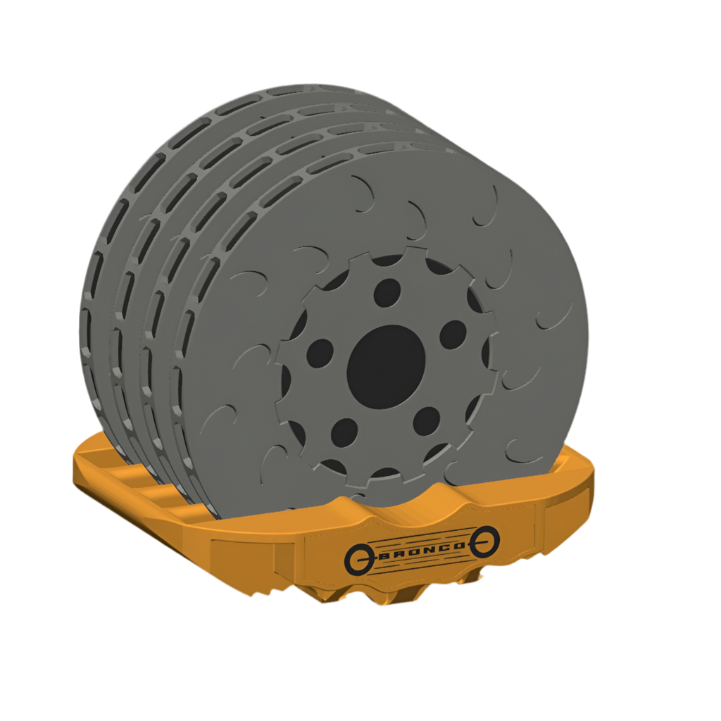 (** Digital 3d Print File**) Big Brake Kit Caliper Coasters