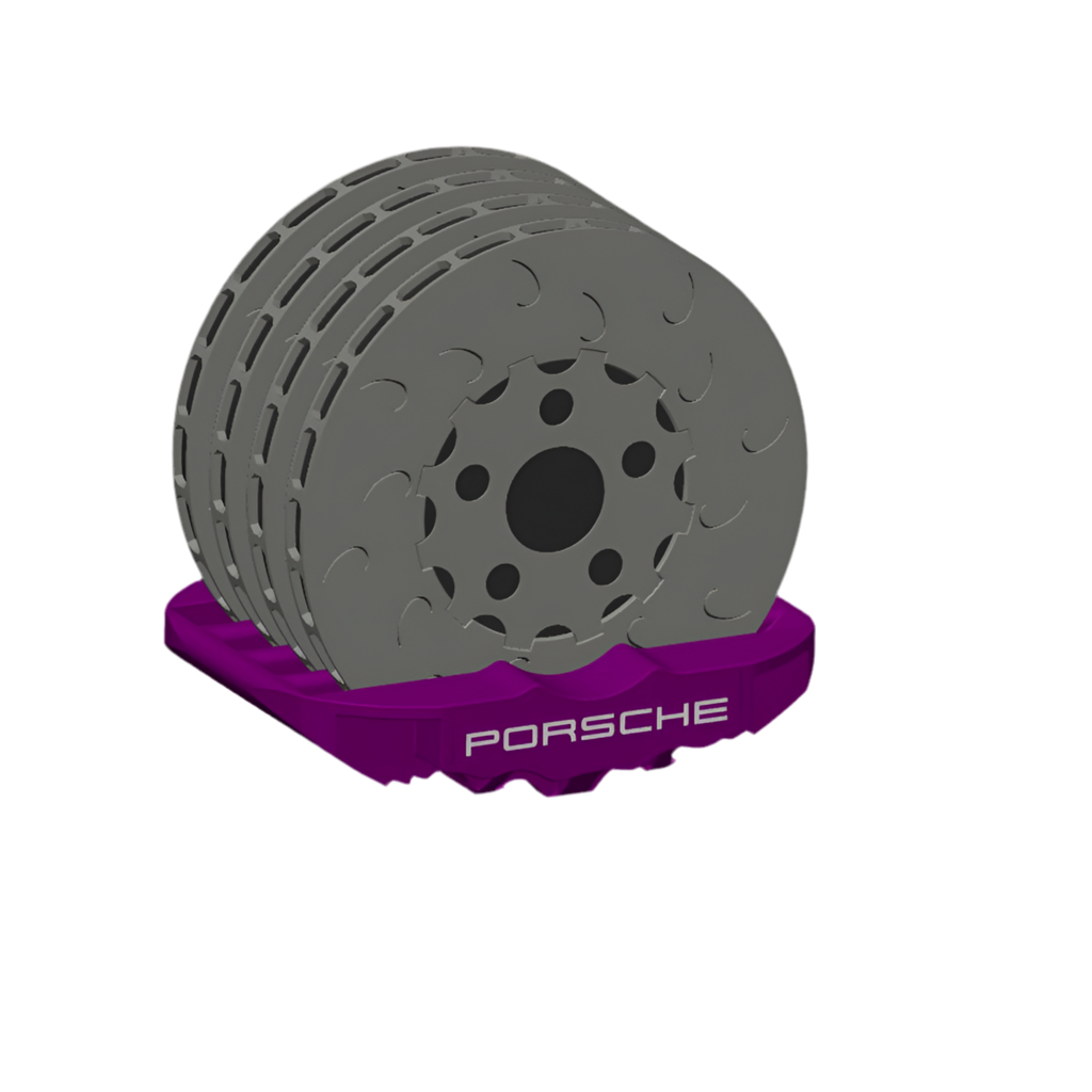 (** Digital 3d Print File**) Big Brake Kit Caliper Coasters