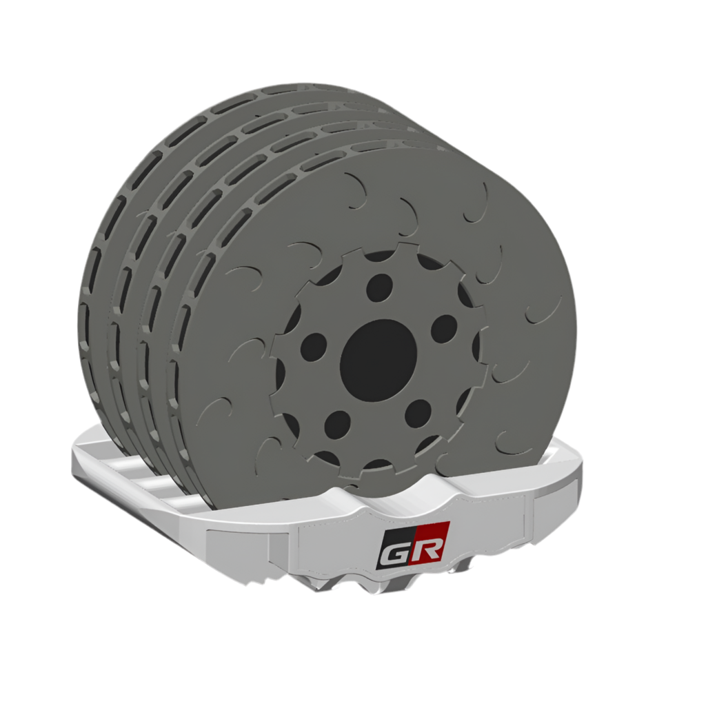 (** Digital 3d Print File**) Big Brake Kit Caliper Coasters