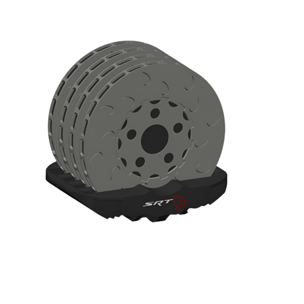 (** Digital 3d Print File**) Big Brake Kit Caliper Coasters