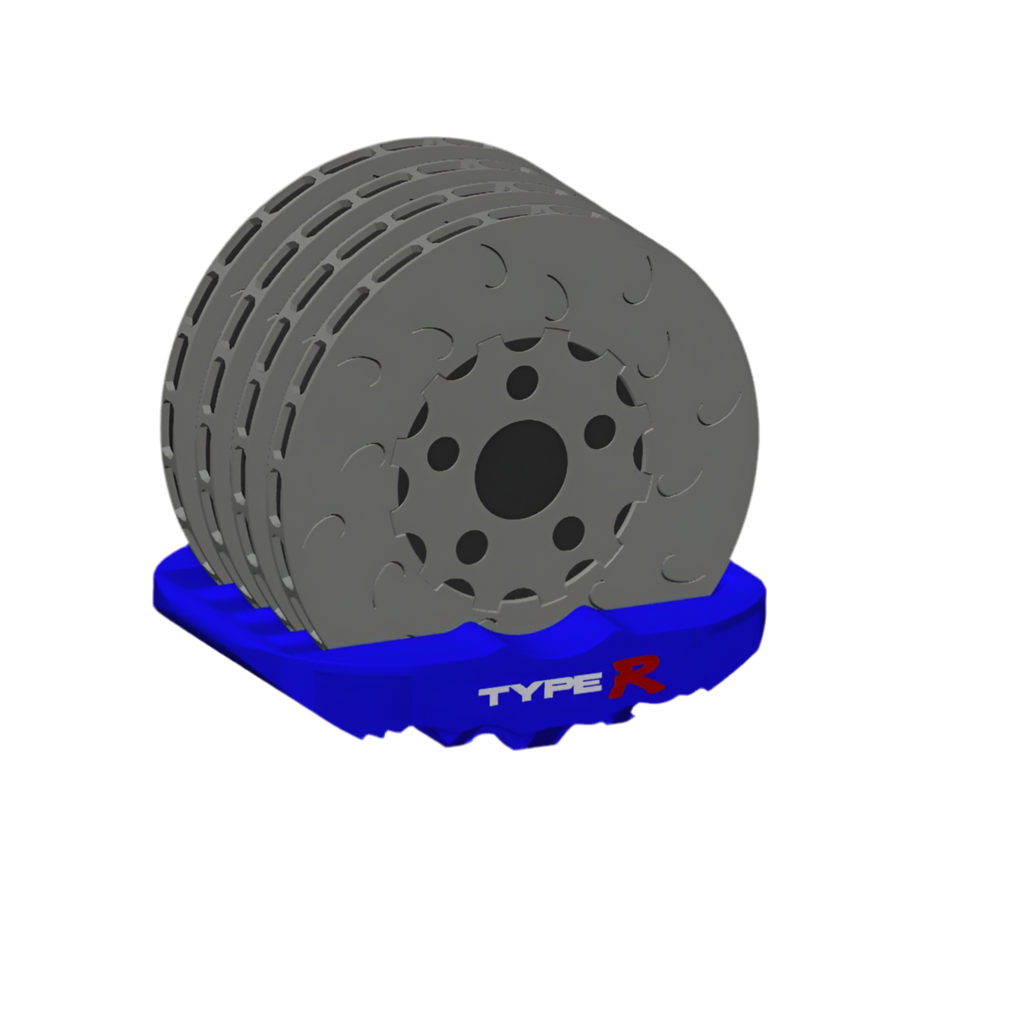 (** Digital 3d Print File**) Big Brake Kit Caliper Coasters