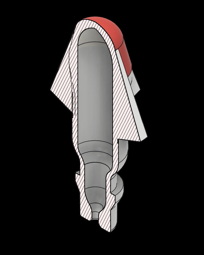 1/4" “M” Style Air Fitting Rocket