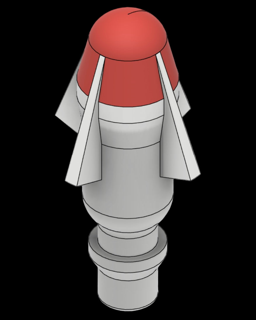 1/4" “M” Style Air Fitting Rocket