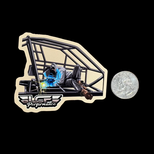 LCF Cage Welding Sticker