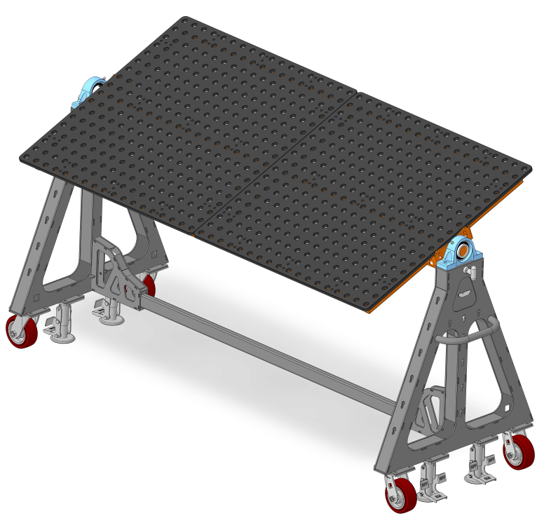 LCFPerformance 72" × 36" Rotisserie Fixture Table Plans — DIGITAL FILE SET ONLY