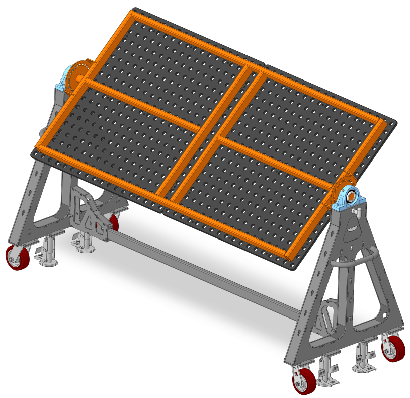 LCFPerformance 72" × 36" Rotisserie Fixture Table Plans — DIGITAL FILE SET ONLY