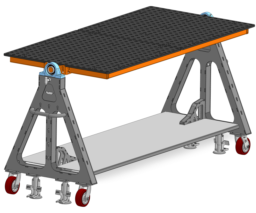 LCFPerformance 72" × 36" Rotisserie Fixture Table Plans — DIGITAL FILE SET ONLY