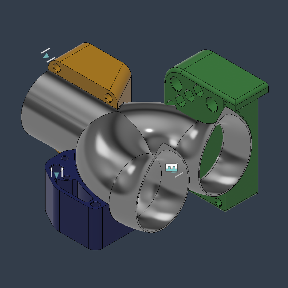 (** Digital 3D Print File**) Exhaust Cutting Jigs