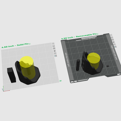 (** Digital 3D Print File**) 4.50 Magnetic Disc Caddy