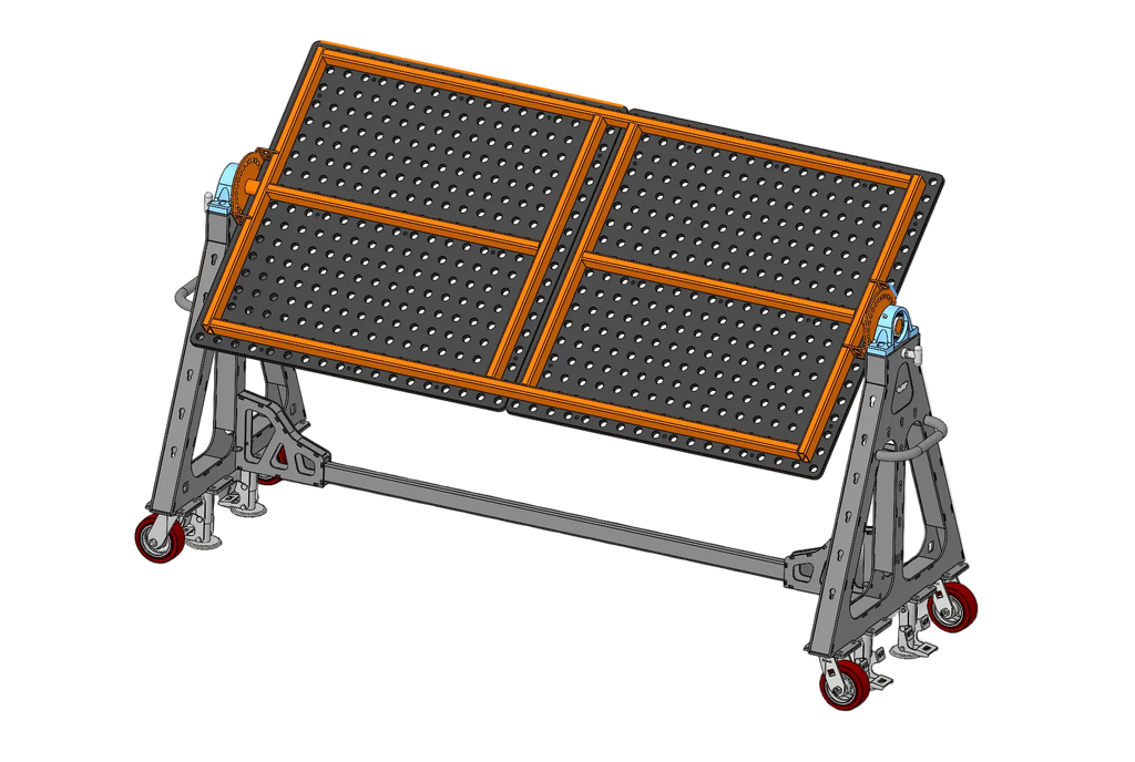 LCFPerformance 72" × 36" Rotisserie Fixture Table Plans — DIGITAL FILE SET ONLY